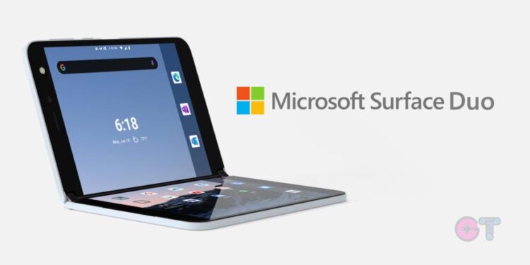 Microsoft Surface Duo foldable Dual screen phablet