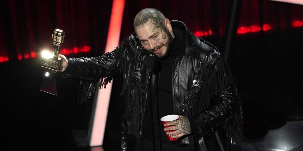 BMAs 2020 Post Malone win nine out of 16 nominations