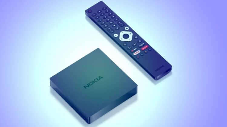 Nokia Streaming Box 8000 with dedicated remote controller