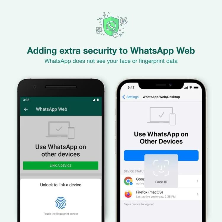 WhatsApp adds biometric authentication before logging in to desktop