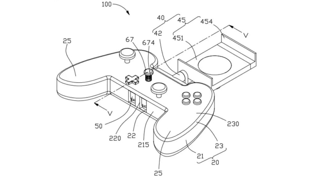 Oppo patents Gaming Controller with built-in Earphone Storage