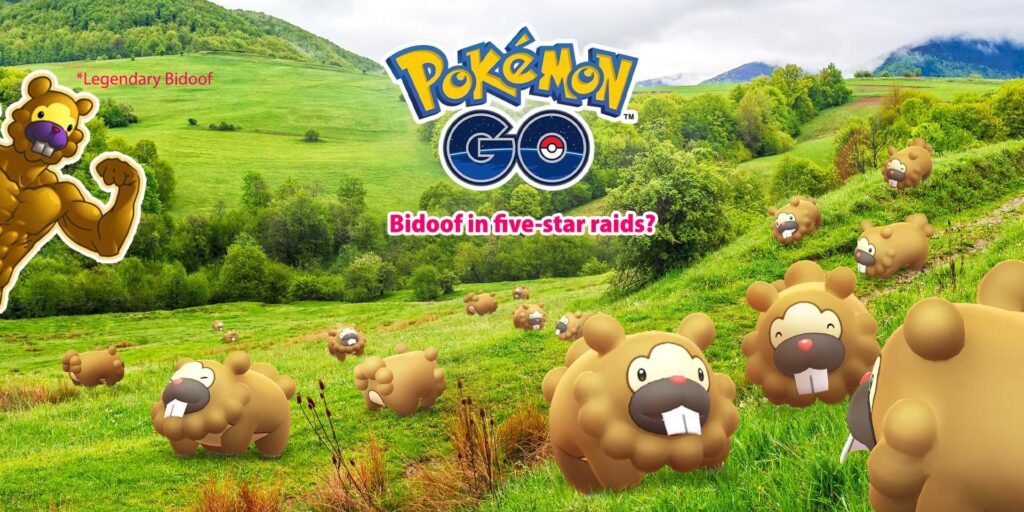 Pokemon GO Bidoof Day event.