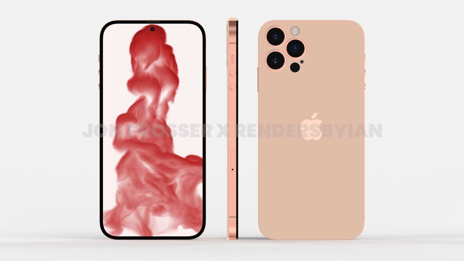 iPhone 14 leaked design render