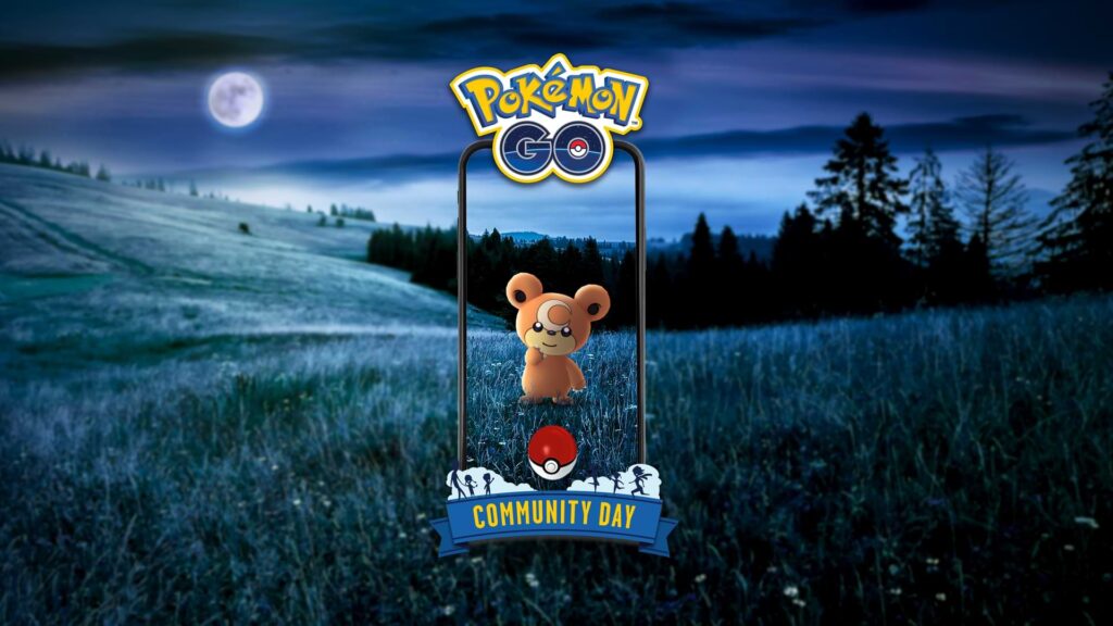 Pokemon GO November Community Day 2022 features Teddiursa.